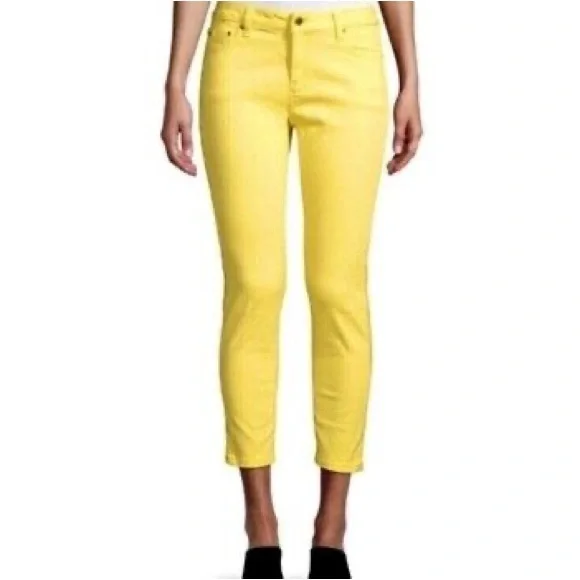 Michael kors yellow jeans deals